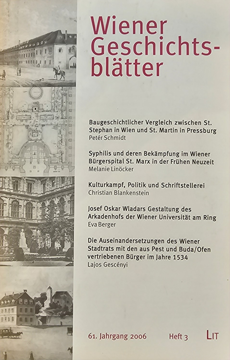 Wiener Geschichtsblätter, 61.Jahrgang 06 3, Cover.jpg