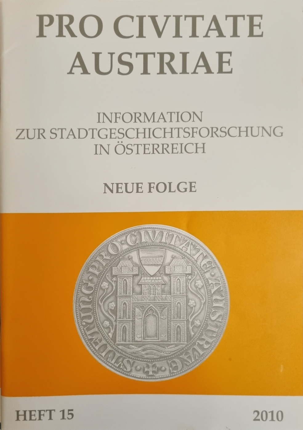 Pro Civitate Austriae, Heft 15, Cover.jpg