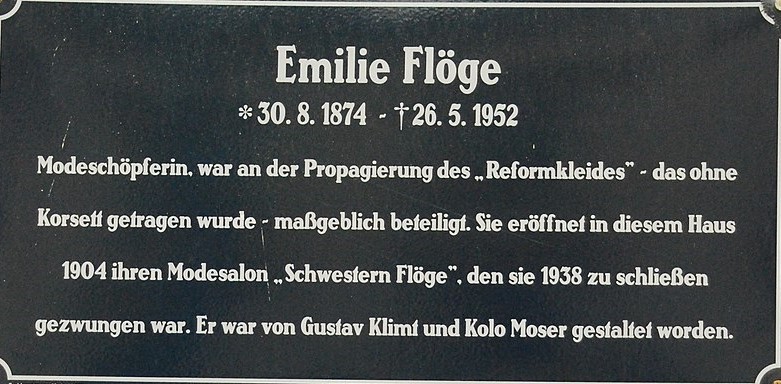 GuentherZ 2010-04-24 0001 Wien06 Mariahilfer Strasse 1b Gedenktafeln Emilie Floege.jpg