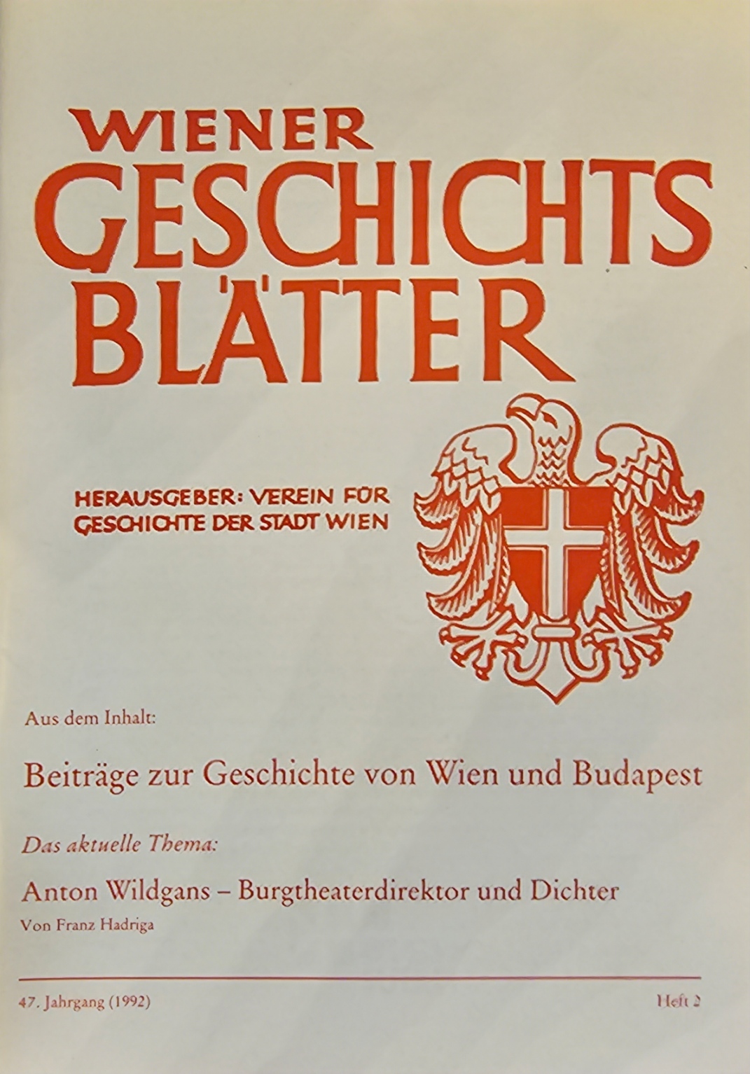 Wiener Geschichtsblätter, 47 1992 2.jpg
