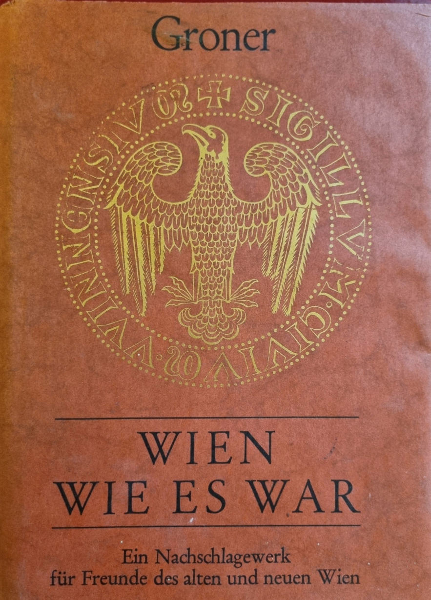 Groner, Wien wie es war, Cover.jpg