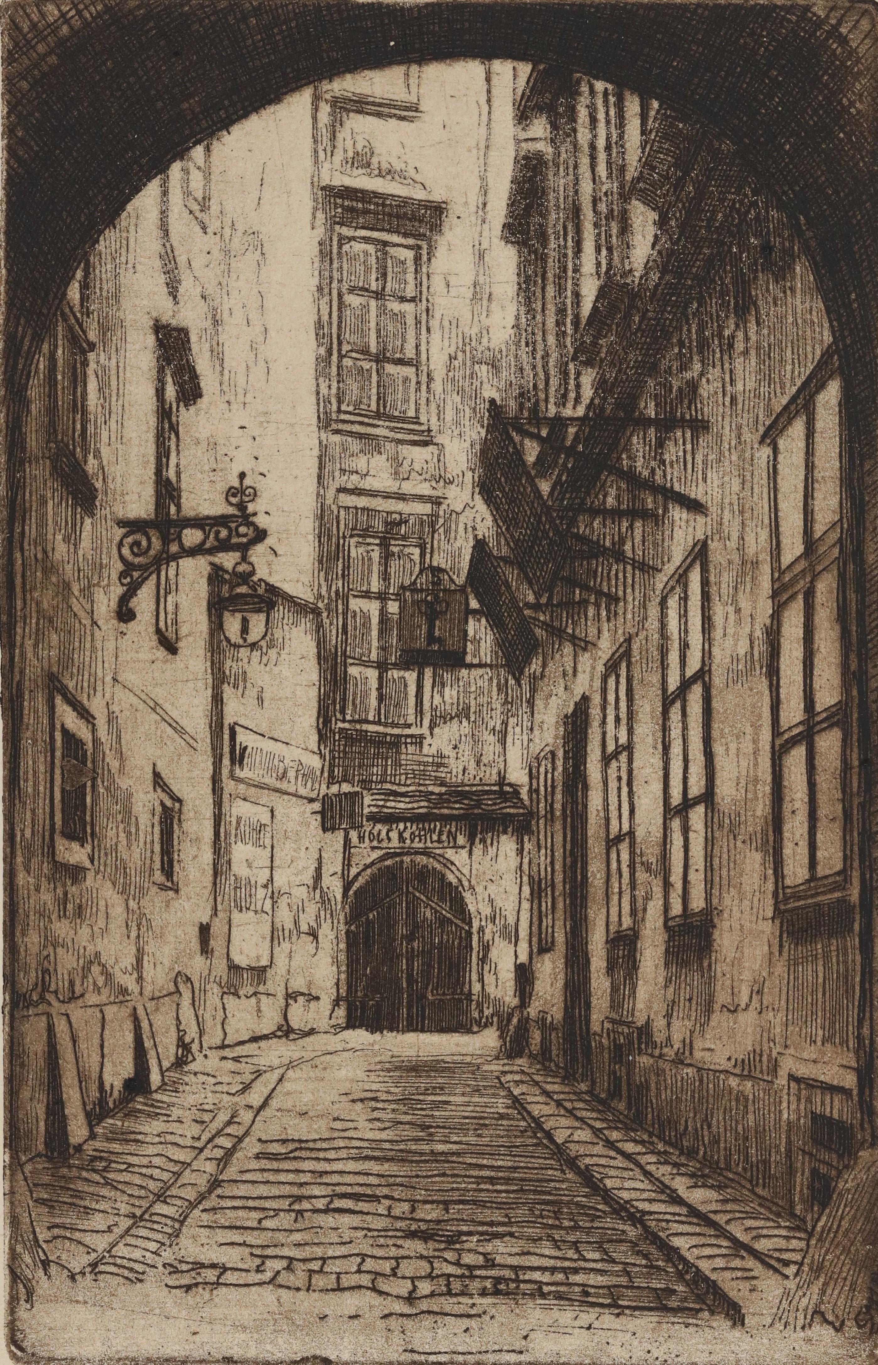 Ballgasse Höhe Ballgasse 5 und 8, Sonnenspiegel [2]