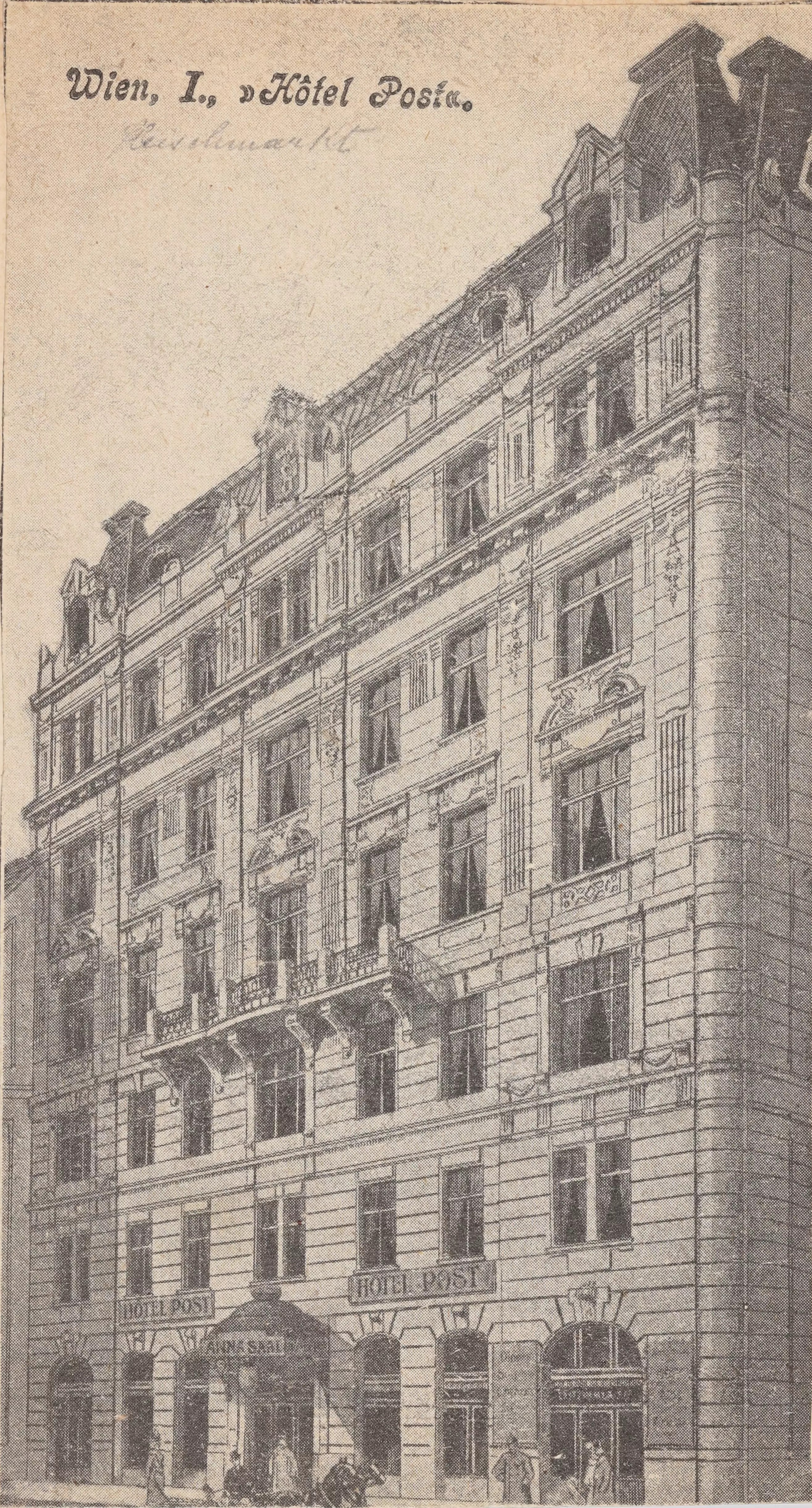 Das Hotel Post um 1902[1]