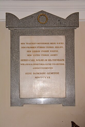 Gedenktafel Carl Wilhelm Hilchenbach