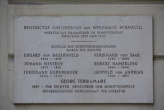 Gedenktafel Schüler Schottengynnasium